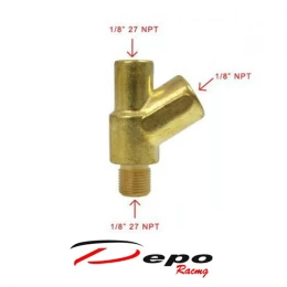 Adaptor Y Senzor Presiune / Temperatură Ulei 1/8-27NPT
